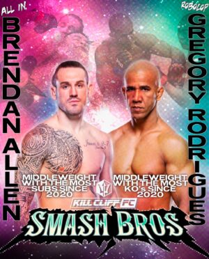 Gregory Rodrigues Instagram - KILL CLIFF FC MIDDLEWEIGHT SMASH BROS! 💪🏽 

These two middleweight teammates are leading the finishes on the feet and the ground in the UFC since 2020 🙌🏽

🇺🇸🎲 Brendan Allen with 6 Submissions

🇧🇷🦾 Gregory Rodrigues with 5 KO’s