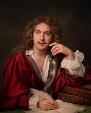 Guillaume Gallienne Instagram - Molière. Enfin, pas tout à fait 😘 #culturaportraitscroises @culturafr 📷de @sachagoldberger