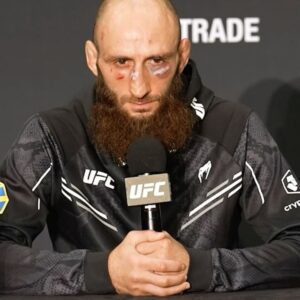 Guram Kutateladze Instagram - Guram Kutateladze talks fighting with @khamzat_chimaev and @iliatopuria at the same card in October #UFC308