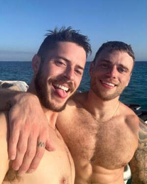 Gus Kenworthy Instagram - I took a spill in Ibiza