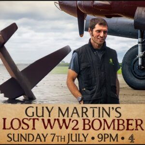 Guy Martin Instagram - Guy Martin’s Lost WW2 Bomber will air on Sunday 7th July at 9pm on Channel 4

In the most ambitious engineering project he’s ever taken part in, Guy helps to recover a crashed WW2 Lancaster Bomber - and the remains of its missing crew members - from the depths of the Dutch lake where it’s lain for 80 years.

On the 13th June 1943, Pathfinder Lancaster ED603 was shot down over the Ijsselmeer in the Netherlands. The bodies of four crew members washed ashore, but three airmen were never found – their remains assumed to still be in the wreckage of the plane. 

Now, the Dutch government are funding attempts to recover ED603 - and find those missing airmen.- Guy will be involved throughout. He’ll help build a massive dam around the crash site, then drain it to reveal the Lancaster for the first time in 80 years. Then he’ll join the expert team as they recover ED603, piece by piece.

Guy will meet the descendants of ED603’s crew and discover just how important this project is to them – and the Dutch people. 

He will also tell the story of the elite Pathfinder force, meet one of the last surviving Pathfinder crew members and learn about the cutting-edge technology they used to accurately mark bombing targets.

Finally, Guy will see ED603’s wreckage laid out in its original shape - and visit the Identification Laboratory, where all remains, clothing and personal effects will be used to determine whether the whole operation was a success – did they find all three of the missing airmen?

Guy Martin’s Lost WW2 Bomber will air on Sunday 7th July at 9pm on Channel 4
#guymartin #NorthOneTV #channel4