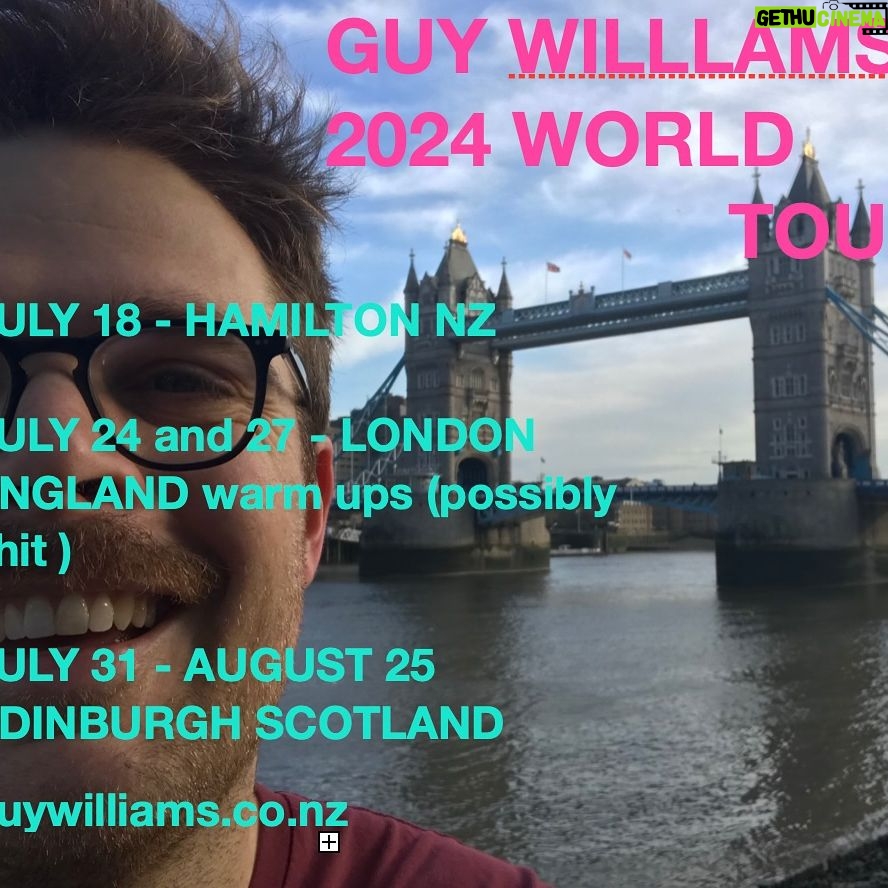 Guy Williams - 707 Likes - London! Hamilton! Edinburgh! Announcing my 2024 World Tour! Starts next week in Hamilton! Book now:
guywilliams.co.nz
