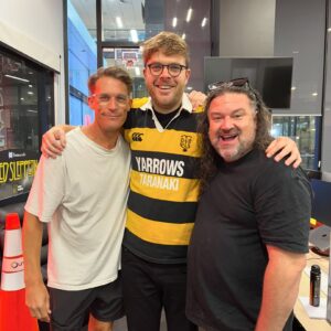 Guy Williams Instagram - AUCKLAND SHOWS THIS WEEK! Then Welly in 2 weeks! Guywilliams.co.nz 
While I was on the promotional rounds for the @nzcomedyfestival I bumped into HAVOC AND NEWSBOY! What are the odds of that! Genuine childhood dream come true. Nz today sometimes feels like a continuation of their tours and it was a privilege to forget to tell them that they were  a huge influence on me.