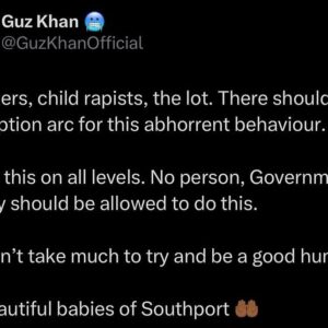 Guz Khan Instagram - Everyone has the capacity to be a horrendous human being. We just need to ensure that we are the ones who are good.