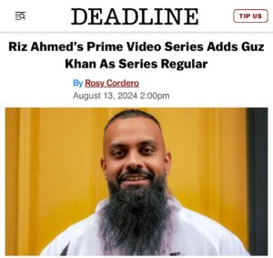 Guz Khan Instagram - Hanji cuz… @rizahmed 🤲🏾🇵🇰🏴󠁧󠁢󠁥󠁮󠁧󠁿 to the world @primevideo