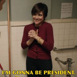 H. Alan Scott Instagram - What a moment.

No matter your politics, you have to admit this is a historic moment. Like we’re literally living history right now. As a history nerd, this is VERY exciting.

And yes, the first thing I thought of was Selina Meyer on ‘Veep.’ Like… just a perfect moment.

Keep the comments civil. I’ll be moderating it.

Clip from ‘Veep’ (S3E9 “Crate”) ©️ Max.
.
.
.
#veep #vp #julialouisdreyfus #selinameyer #meme #memes #quote #quotes #nostalgia #nostalgic #fyp