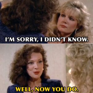 H. Alan Scott Instagram - Part of being gay means being able to recite this entire monologue from Designing Women. I’m sorry, I don’t make the rules. This is our party trick. The thing we surprise people with at a dinner party. 

We’ve all encountered a Marjorie before, am I right?!! 

Happy Pride. 

Clip from ‘Designing Women’ (S1E2 “The Beauty Contest”) ©️ Columbia Pictures TV.
.
.
.
#designingwomen #dixiecarter #deltaburke #juliasugarbaker #suzannesugarbaker #quote #quotes #meme #memes #nostalgia #nostalgic #80s #80snostalgia #lgbtq #gay #fyp