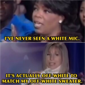 H. Alan Scott Instagram - The way this lives rent free in my mind. 

©️ Harpo Productions 
.
.
.
#barbrastreisand #oprah #oprahwinfrey #nostalgia #nostalgic #meme #memes #quote #quotes #fyp