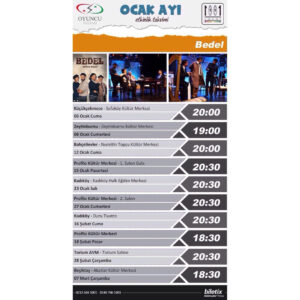 Hakan Eratik Instagram - Tiyatro oyunumuz ‘Bedel’ ile İstanbul sahnelerini gezmeye başladık , bekleriz.( Program arka sayfada )🎭🌈🌹 #tiyatro #oyun #bedel #arthurmiller #hakaneratik #rüzgaraksoy #muratkarasu #merveanlağan yönetmen: @kayhanberkin yapım: @keremylmz @1001sanat #hakaneratik  #oyuncu #yeldagurkanmenajerlik #erratic