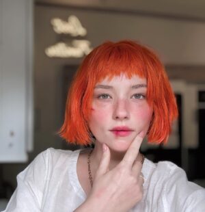 Haley Bennett Instagram - Hi * I am an action star now. Be prepared for some serious fierceness. Excited to take on this genre. Been a challenge but going for it 💪🏽 🔥 💥 

UPDATE: Based on internet fan speculation, I would like to clarify that the resemblance to Lilith in Borderlands is purely coincidence. This image is from a project non-related to Borderlands. As ever, I am happy to be a very small part of the @borderlandsfilm universe @realeliroth )