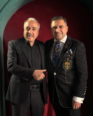 Halil İbrahim Kalaycıoğlu Instagram - Azerbaycanda deyerli dostum Hacı Nuran @hacinuran ile Xezer TV-de