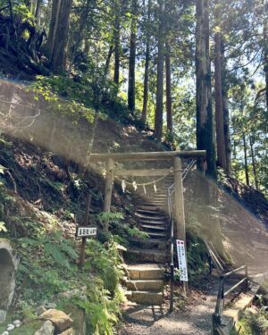 Hanafusa Mari Instagram - 先日、世界遺産、熊野三山　奥の宮の玉置神社に行ってきました。
この神社は「呼ばれた人しか辿り着けない」といわれている神社でしたので、無事に参拝できるかドキドキしていましたが、とても良いお天気で参拝客もほとんどいなく、静かにゆっくりと参拝することができました。他にも写真を撮ったので今回は２回にわけてアップしますね😊

#玉置神社
#熊野三山
#奥の宮
