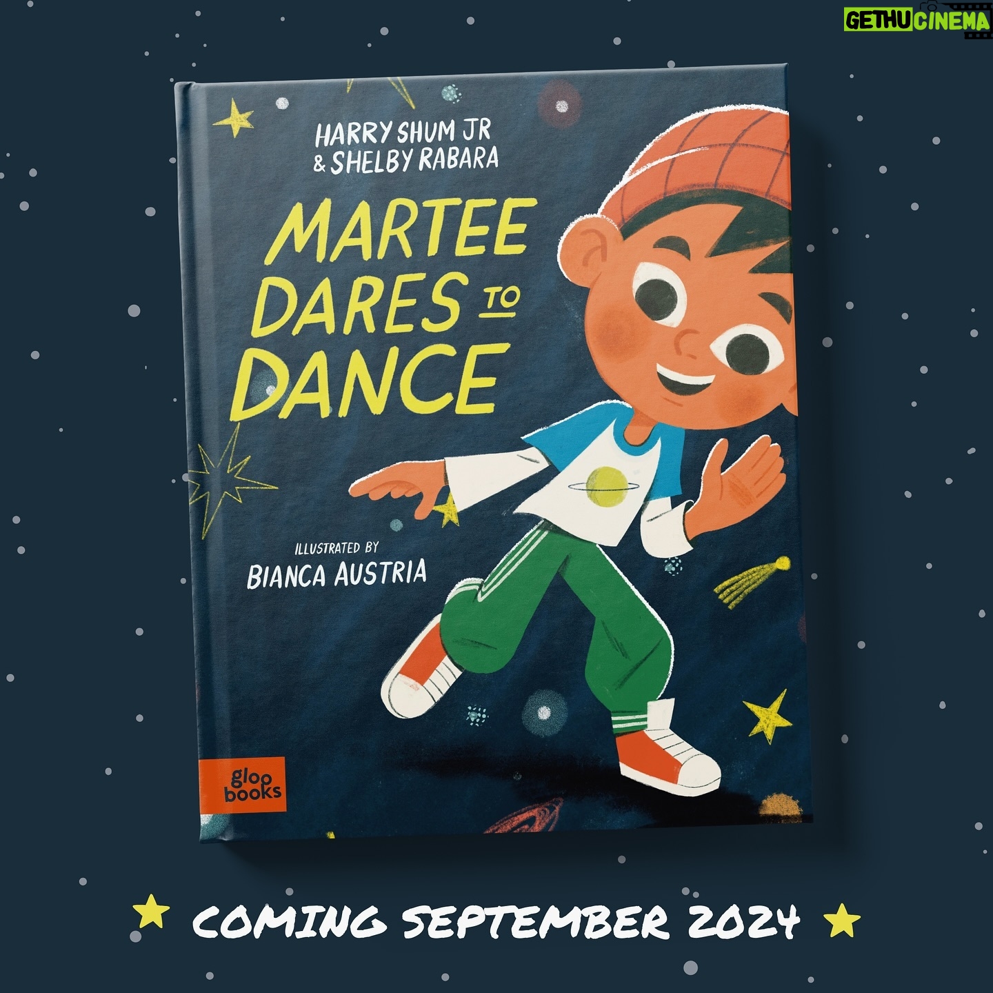 Harry Shum Jr. - 11.4K Likes - We are beyond excited to announce that we’re writing a children’s book together! 🎉 @shelbyrabara and I have been brewing this idea for a long time over countless cups of coffee, and now we’re ready to share our love for dance that will hopefully inspire kids to embrace the way they move in this world. 🕺💃
We’ve had the incredible opportunity to collaborate with our amazing illustrator, @biancaaustria and the fantastic team at @gloobooks 🙌 Here is a sneak peek of the cover (which hasn’t even been printed yet) because we just couldn’t wait to share it with you all! 📚🎨 Stay tuned, as you’ll be able to pre-order soon! 🚀✨#MarteeDaresToDance #childrensbook #dance