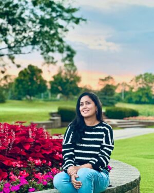 Harshdeep Kaur Instagram - A beautiful Shaam in Chicago 🌥️