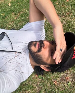 Harshvardhan Kapoor Instagram - Stroll in the park with VKA