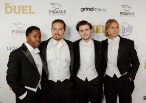 Hart Denton Instagram - “The Duel” premiere with my favorite people for my favorite movie I’ve ever made @theduelmovie @lionsgate - IN THEATERS THIS WEDNESDAY JULY 31