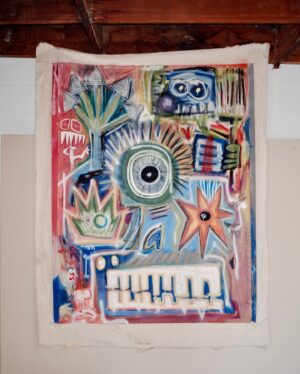 Hart Denton Instagram - SOLD. “Untitled”
Acrylic, oilstick, and spray paint on canvas,
178.5 x 132.5 cm / 70.25 x 52.25 inches