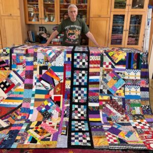 Harvey Fierstein Instagram - Folks ask when my quilts come up for sale. This one is going to be auctioned off next month to support THE CONEY ISLAND HYSTERICAL ASSOCIATION. More details when I have them but keep watching this space.