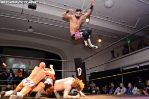 Harvinder Sihra Instagram - The Bollywood Boys defend the Defy Tag Team Championships against Sovereign at Defy “SEVEN” inside the legendary Washington Hall in Seattle, WA. (2/9/24)
#MikeyNolanPhotography #BollywoodBoys #Sovereign #Defy #DefyWrestling #DefySeven #WashingtonHall #ProWrestling #TagTeam #Seattle #Photography #Canon