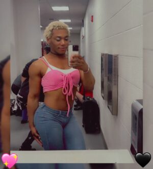 Hassan Aziz Instagram - My “I’m wrestling at a middle school tonight” gear! 🤣😜💕 #stilllookinghotwithpantson #PG13 @swoprowrestling 🤪🫢