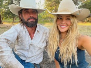 Hassie Harrison Instagram - Back in the saddle! #yellowstone