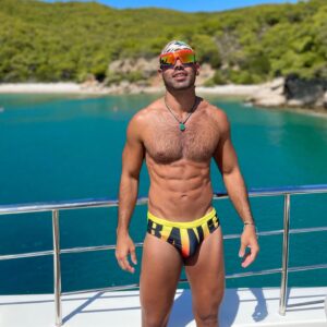 Hector "Ektor" Silva Instagram - Greece, a yacht, and speedos! Vol 1 😎 #Greece #BestVacations #IslandHopping #YachtLife #Speedos #MenStyle #MenOnTheBeach #Boricua #Pirate #Bang #Gay #Pride #GreekIslands #Hydra #Spetses #Poseidon #Islander