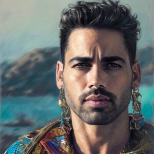 Hector "Ektor" Silva Instagram - Ok I fell for it 🙇🏻‍♂️ If only 😜 I mean, can at least this AI print that first necklace for me? Thanks! Not mad at the tattoos either. 😎 LOL #Lensa #AI #CGI #Cartoon #Art #Anime #Drawing #SuperHero #SiFi #Taino #Boricua #Latino