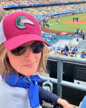 Helen Hunt Instagram - 10 points for the first comment that knows where this hat is from 

#insidebaseball