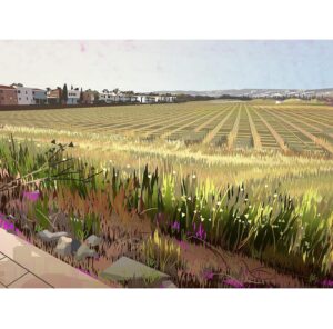 Henry Wong Instagram - 07/30 slowly getting through PleinAirpril haha #illustration #artistsoninstagram #sketch #painting #fineart #artlife  #sketchaday #environment  #artgram #colorstudies  #cgart  #visualdevelopment #artstation #dailysketch  #graphic_art  #nopleinnogain #shadows #light  #pleinair #pleinairpril #pleinairpril2024  @cara_artists  @warriorpainters #farm #cyprus🇨🇾 #spring #field