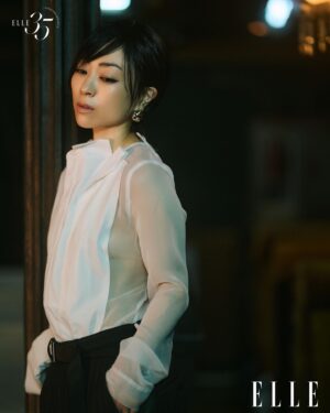 Hikaru Utada Instagram - ELLE CHINAの取材で、大好きな名曲喫茶ライオンでロケ🧟‍♀️✨
夕方お客さんとして訪れてアイスコーヒーを一杯いただいて、ヘアメイクしてもらってから閉店後に戻って撮影。営業時間外だから無音かな〜と思ってたら、深夜までずっと音楽流してくれてて夢みたいだった…

Shooting at the beautiful Meikyoku Kissa Lion for this piece with ELLE CHINA was a magical experience. I had coffee there as a customer right before getting glammed up and returned to shoot after closing. It was like sneaking into a museum in the middle of the night. AND they played music for us the whole time into the late late hours! It was like a dream…