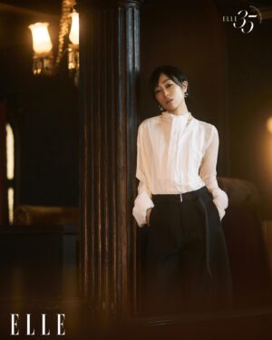 Hikaru Utada Instagram - ELLE CHINAの取材で、大好きな名曲喫茶ライオンでロケ🧟‍♀️✨
夕方お客さんとして訪れてアイスコーヒーを一杯いただいて、ヘアメイクしてもらってから閉店後に戻って撮影。営業時間外だから無音かな〜と思ってたら、深夜までずっと音楽流してくれてて夢みたいだった…

Shooting at the beautiful Meikyoku Kissa Lion for this piece with ELLE CHINA was a magical experience. I had coffee there as a customer right before getting glammed up and returned to shoot after closing. It was like sneaking into a museum in the middle of the night. AND they played music for us the whole time into the late late hours! It was like a dream…