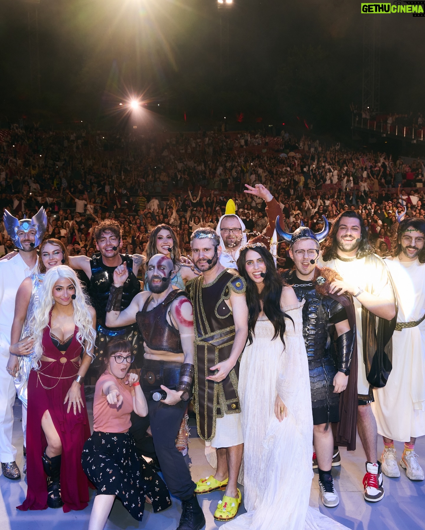 Hila Klein - 105.4K Likes - Last night was a dream
sold out show at the Greek?????
Still can’t believe it, this is a night I’ll cherish forever
Thank you so much to everyone that came to the show, you guys are all the most sweet beautiful talented people! Thank you also to everyone who tuned in and watched online we felt you in spirit <3
Thank you also to our most bestest number 1 crew, who worked so hard and endlessly to put so much detail into every bit and make the best show possible, and the most special thank you to my husband who puts on such an entertaining show I don’t know how he does it!!