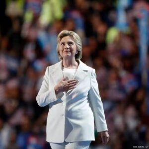 Hillary Clinton Instagram - Eight years ago this summer, I accepted the Democratic Party’s nomination to be their candidate for president. It was one of the greatest honors of my life. Tonight, @kamalaharris will stand on that stage and pick up the mantle for progress. She has the character, experience, and vision to lead us forward.

The story of my life and the history of our country is that progress is possible, but not guaranteed. We have to fight for it and never, ever give up. There is always a choice. Do we push forward or pull back, come together as we the people, or split into us versus them? Let’s push forward, come together, and win this.