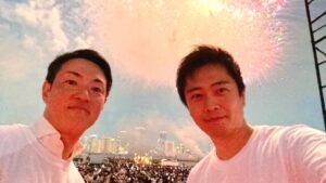 Hirofumi Yoshimura Instagram - なにわ淀川花火大会、やで〜。