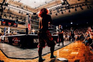 Hiromu Takahashi Instagram - 【6.21後楽園ホール大会】
HIROMUBOMB!!! を撮影してくれた西槇太一さんが撮ってくれたよ（@nishimakitaichi ）

美しいね📸