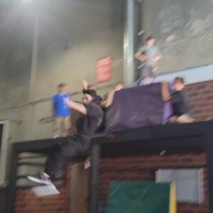 Hunter Payton Instagram - Just another day at the office
#parkour #highjumps #tmpstacademy