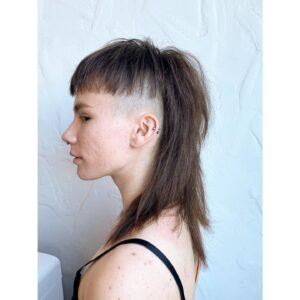 Ian Alexander Instagram - much love to @lilhairgoblin for the mullet maintenance !! 💇🏻 i felt so affirmed at @hairrarila 😸✨🏳️‍⚧️ ty for taking care of this biracial mane 🐴