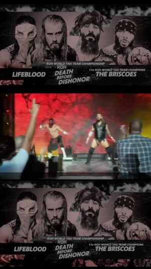 Iban Dido Gutierrez Instagram - #TBT The Briscoes were some of my favourite guys to be in the ring with. The GOAT’s of Tag Team wrestling. I was pumped for this match, ROH Tag straps on the line in Las Vegas, Nevada 🇺🇸 I miss Jay. God rest his soul. @ringofhonor 

Merch - http://bit.ly/ThisIsHaskins
🎵“Where the Devil Don’t Stay” - Drive by Truckers

#ROH #wrestling #prowrestling #thisishaskins