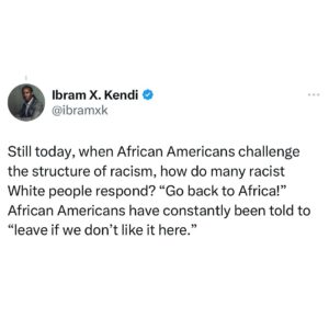 Ibram X. Kendi Instagram - A word.