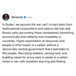 Ibram X. Kendi Instagram - A word on #Sudan. 💔🖤

📸 NYT.