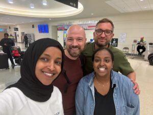 Ilhan Omar Instagram - DNC here we go!

Excited to hear from Vice President Kamala Harris and Governor Tim Walz 💪🏽