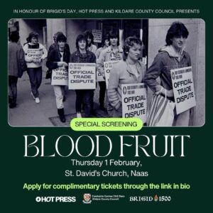 Imelda May Instagram - Tomorrow I’m heading to Kildare for St Brigids Day Celebration performance at 
Nothing Compares: A Celebration of Irish Women Artists at the Moat Theatre in Naas with @camilleosullivan  @hamsandwichband @niamhregan @nellmescal @roisinelcherif and presented 
by my lovely friend @laurawhitmore
I cannot wait.
Last year was incredibly special 
as I’m sure this year will be too

It kicks off the 8 day programme celebrating our ancient pagan Goddess Brigids life and legacy - 
whilst the show is already sold out, 
there will be food trucks and buskers in the neighbouring Potato Market, as well as a free screening of Sinead O’Brien’s powerful Blood Fruit documentary and a host of other wonderful events

All details can be found at Brigid1500.ie

Thanks @hotpressmagazine for your dedication to music @kildarecountycouncil
#brigid1500