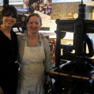 Imelda May Instagram - I’m SO thrilled to finally announce the most recent documentary I’ve been working on
 “Lily and Lolly: The Forgotten Yeats Sisters” 
which will premiere on International Women’s Day, 
Friday March 8 on Sky Arts and Now

If you love literature and crafts, 
savvy business minded, 
strong spirited but unassuming and dedicated women…
You are going to love this!!!

In 2017 I read about Susan and Elizabeth Yeats often known as Lily and Lolly.
Because they were the sisters of our literary genius 
William Butler Yeats 
world renowned painter,
Jack Butler Yeats 
and daughters of celebrated artist 
John Butler Yeats, 
if known at all, they were most often only referred to as ‘the sisters of…’even though they were hugely talented people in their own right.

How had I not heard of them before?!?!
Their artistic contribution to Irish culture through exceptional textile craftwork, 
to literature by starting up Cuala Press one of the first printing and publishing companies in Ireland and also 
through business by running two successful companies, 
whilst employing an all female workforce 
(Illegal to do so within the printing industry, 
almost unheard of in early 1900s)

I was delighted when my friend and wonderful producer Maggie Breathnach @redshoe_tv
(we worked together on our 
award winning documentary ‘Voices Of Ireland’) 
agreed we should collaborate and make a documentary about these two fantastic women.

Maggie is the best woman I could imagine to go on this quest with. She found the most informed experts to tell us everything they could about our Yeats Sisters.
We drove all over Ireland to find examples of their work with a mostly female crew.
We were thrilled when 
@skytv, @skyireland and @tourismireland agreed to help us make this special piece of documented history for you.
Thank you to all involved Including 
@mariadoylekennedy for your beautiful narration. 
We hope you love this documentary 
as much as we loved making it, 
as you get to discover the amazing sisters 
Susan and Elizabeth aka
Lily and Lolly Yeats

#lilyandlollyyeats 
#cualapress #williammorris 
#wbyeats #williambutleryeats 
#yeats #jackbutleryeats 
#sligohistory #irishhistory #greatirishwomen