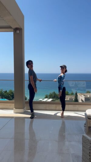 Irina Dvorovenko Instagram - Goodbye Greece! We will meet again soon!🇬🇷☀️🙏We are prepping for Max's (8/13) Tuesday 10AM @stepsonbroadway class!!!😉See you soon!❤️