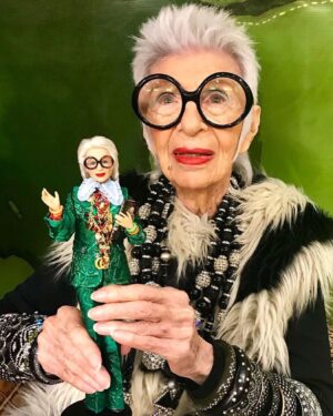 Iris Apfel Instagram - Two Barbie girls living in a Barbie world! 💕 #barbieday #nationalbarbieday @barbie