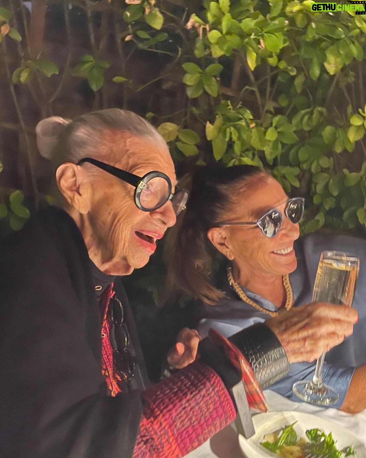 Iris Apfel - 220.4K Likes - I've been told this is called a "photo dump" of my birthday celebrations š„³ 1ļøā£0ļøā£1ļøā£ š„³