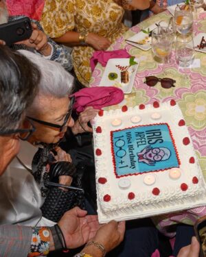Iris Apfel Instagram - I've been told this is called a "photo dump" of my birthday celebrations 🥳 1️⃣0️⃣1️⃣ 🥳