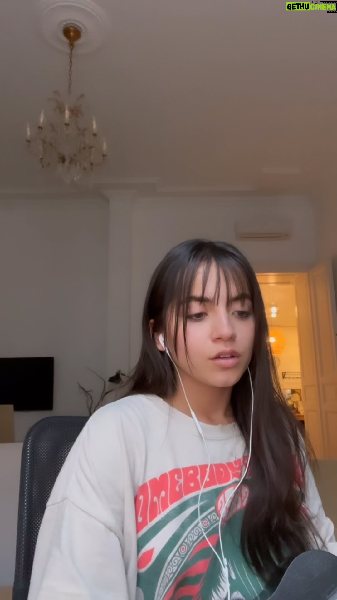Isabela Merced - 166.6K Likes - First spanish song I’ve written completely by myself!! 😳 I had a dream about this little girl a few weeks ago who was my daughter & wrote her this song. ❣️Zelmira