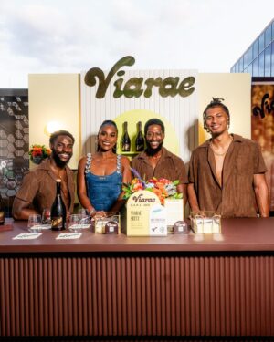 Issa Rae Instagram - Thank you @broccolicity for the beautiful vibes and for the @siennanaturals   @viaraewines love! And to the @amprgroup girlies for holding it down!
—
📸: @jadaimanim
Hair: @felicialeatherwood 
Face: @makeupbydion 
Fits: @shameelahhicks