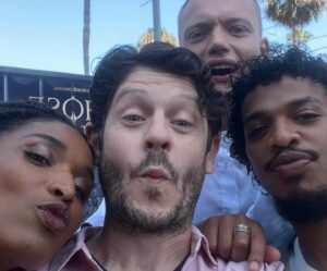 Iwan Rheon Instagram - Lots of fun with these wonderful people at #SDCC #thoseabouttodie @peacock @primevideo